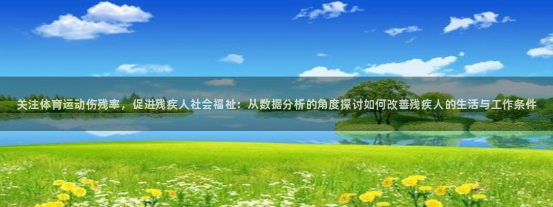 oety欧亿：关注体育运动伤残率，促进残疾人社会福祉：从数据分析的角度探讨如何改善残疾人的生活与工作条件