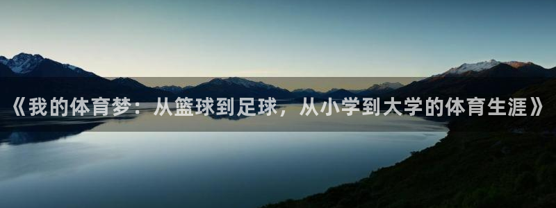 oety欧亿：《我的体育梦：从篮球到足球，从小学到大学的体育生涯》